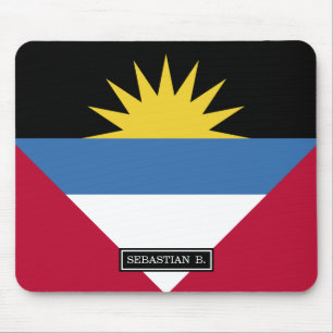 Antigua and Barbuda Flag Mouse Pad