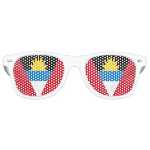 Antigua and Barbuda Flag Retro Sunglasses