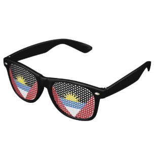 Antigua and Barbuda flag Retro Sunglasses