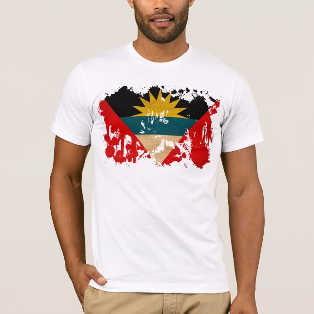 Antigua and Barbuda Flag T-Shirt (Front)