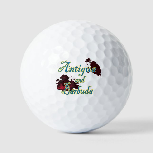 Antigua and Barbuda Golf Balls (Front)