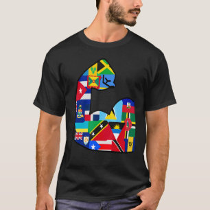 Antigua And Barbuda Jamaica Cuba Haiti Puerto Rico T-Shirt