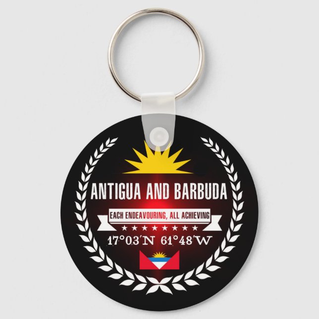 Antigua and Barbuda Key Ring (Front)