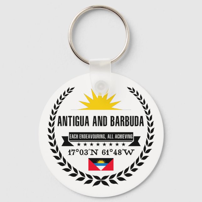 Antigua and Barbuda Key Ring (Front)