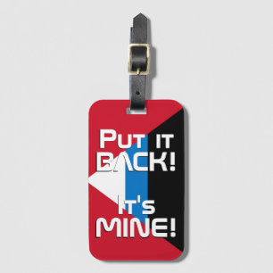 Antigua and Barbuda National Flag Funny Patriotic Luggage Tag