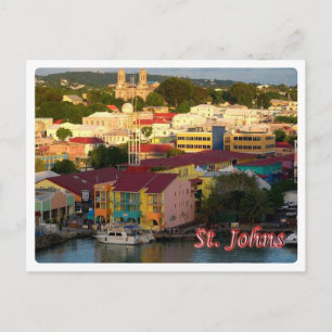 Antigua and Barbuda - Saint Johns - Postcard