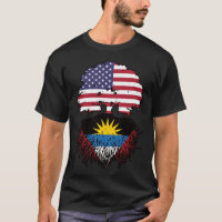 Antigua Antiguan American USA Tree Roots Flag