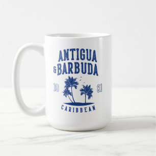 Antigua & Barbuda Caribbean Palm Tree Coffee Mug