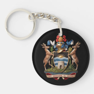Antigua Barbuda coat arms symbol country emblem fl Key Ring
