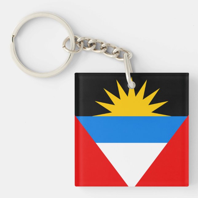Antigua & Barbuda  Key Ring (Front)