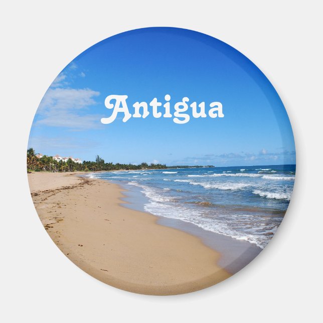Antigua Beach Magnet (Front)