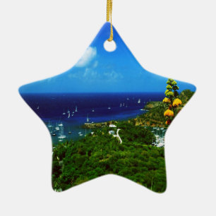 Antigua Caribbean Island Ceramic Ornament