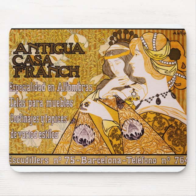 Antigua Casa Franch Mouse Pad (Front)