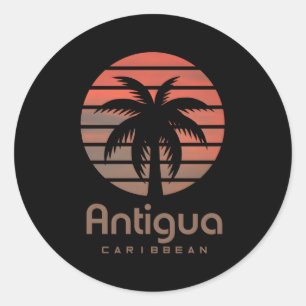 Antigua Karibik Classic Round Sticker