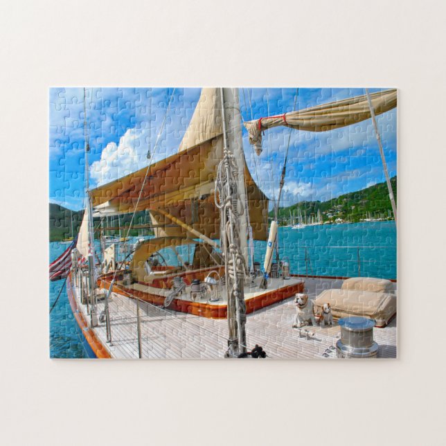 Antigua sailing yachts. jigsaw puzzle (Horizontal)