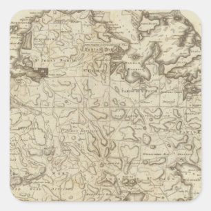 Antigua Square Sticker