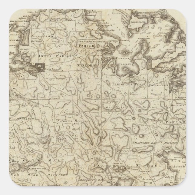 Antigua Square Sticker (Front)