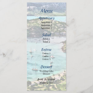Antigua View Falmouth Harbour Menu