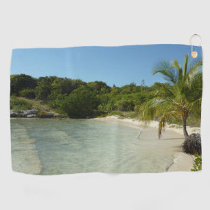 Antiguan Beach Beautiful Tropical Landscape Golf Towel