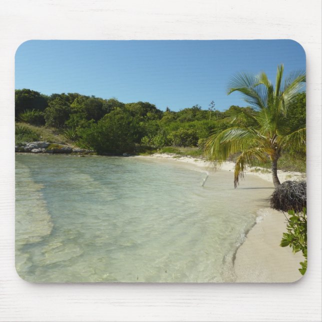Antiguan Beach Beautiful Tropical Landscape Mouse Pad (Front)