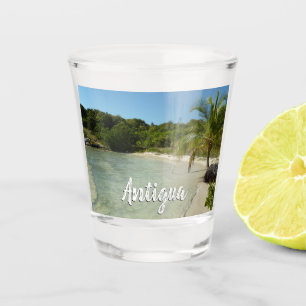 Antiguan Beach Beautiful Tropical Landscape Shot Glass