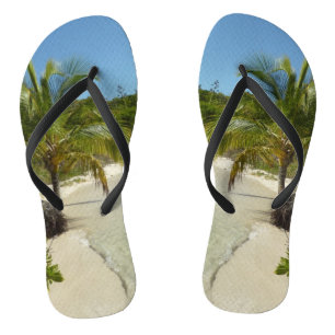 Antiguan Beach Beautiful Tropical Landscape Thongs