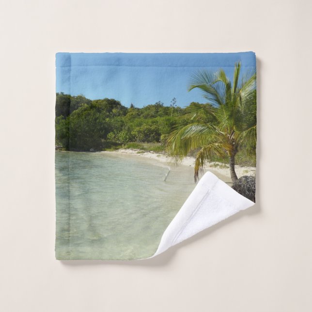 Antiguan Beach Beautiful Tropical Landscape Wash Cloth (Wash Cloth)