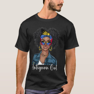 Antiguan Flag Souvenirs Woman Dress Girl Antigua & T-Shirt