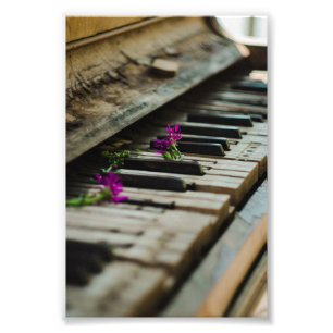 Antikes Klavier Photo Print