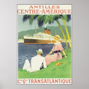 Antilles Centre-Amerique Poster