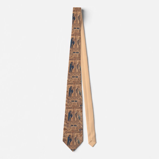 Antimins Eucharist symbol Tie (Front)