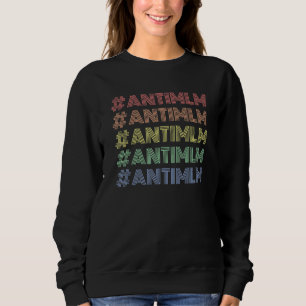 Antimlm Rainbow Vintage Retro Pyramid Scheme Boss Sweatshirt