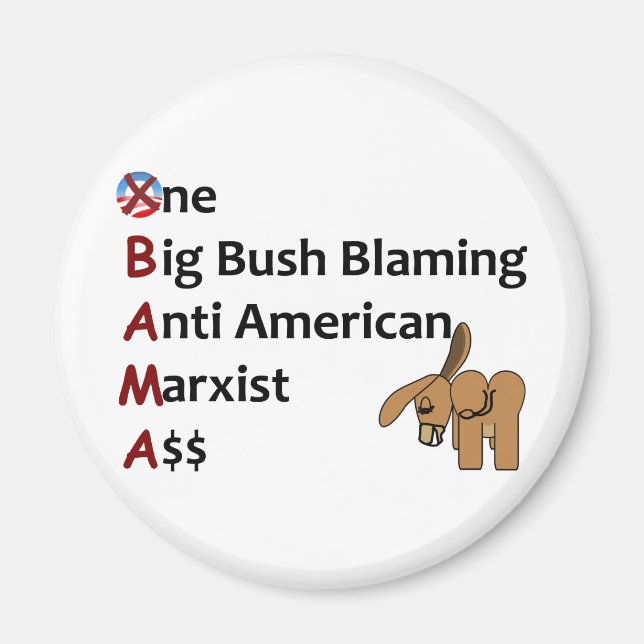 AntiObama Magnet (Front)