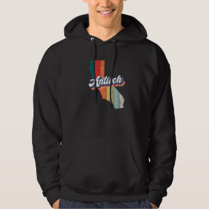 Antioch City Retro Vintage Hometown California Hoodie