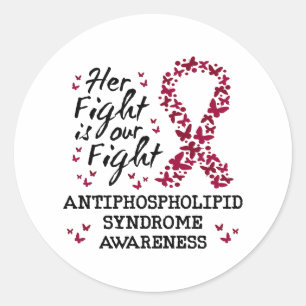 Antiphospholipid syndrome Awareness Classic Round Sticker