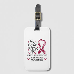 Antiphospholipid syndrome Awareness Luggage Tag