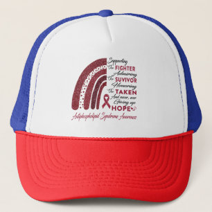 Antiphospholipid Syndrome Warrior Supporting Fight Trucker Hat
