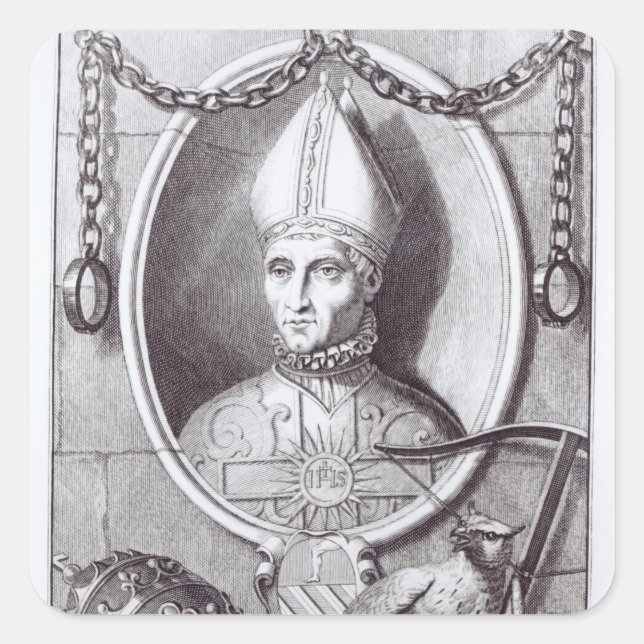 Antipope John XXIII, 1713 Square Sticker (Front)