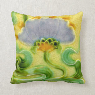 Antiqiue Flower Tiles Cushion