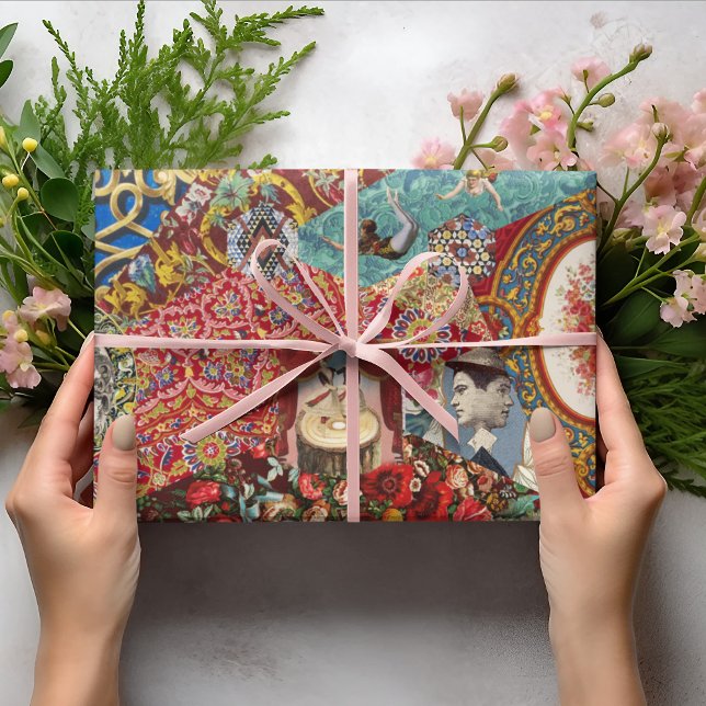 Antiquarian Wrapping Paper (Wrapped gift)
