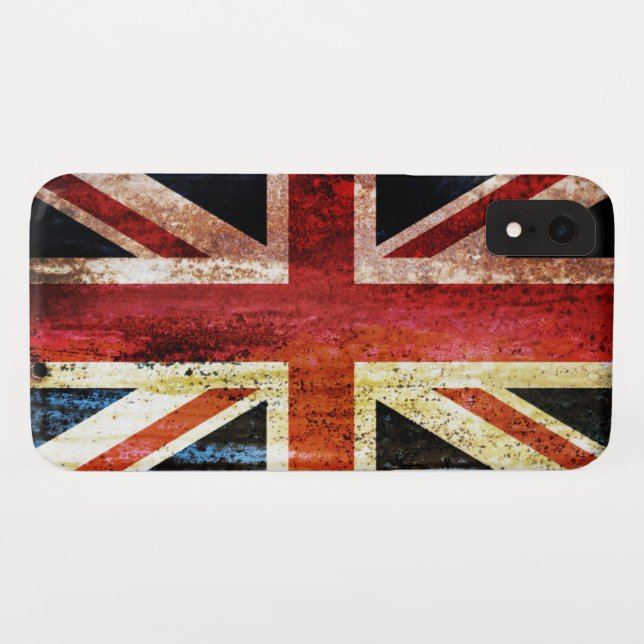 Antiquated Union Jack Case-Mate iPhone Case (Back (Horizontal))