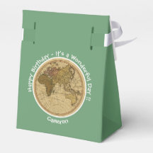 Antique 1786 Eastern Hemisphere Map Theme Party