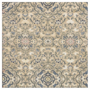 Antique 17th c. Floral Brocade Pattern from India Fabric