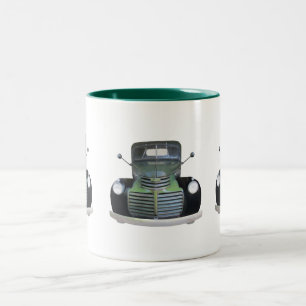 Antique 1947 Truck Photo Coffee Mugs