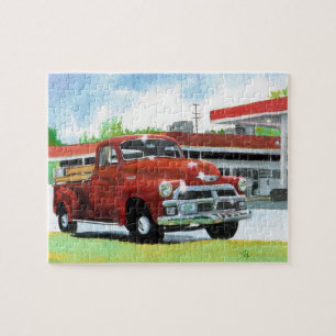 Antique 1954 Chevrolet Truck Jigsaw Puzzle