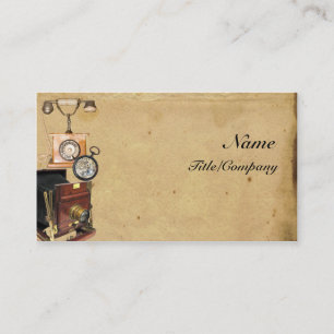 Antique 3 business card