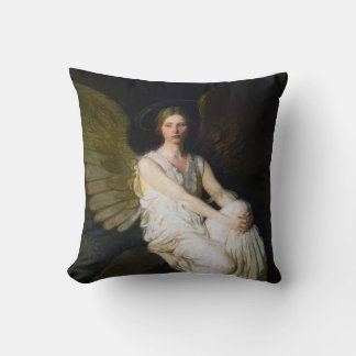 Antique Abbott Handerson Thayer Angel Painting Cushion