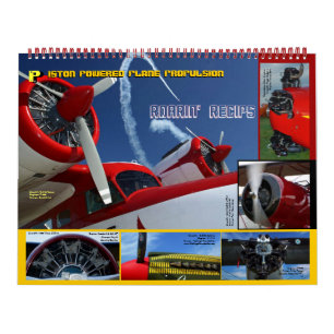 Antique Aircraft Engines Huge 2015 Calendar