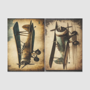 Antique Aircraft  Tissue Paper