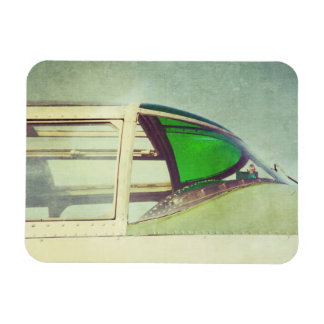 Antique Airplane Cockpit Green Magnet